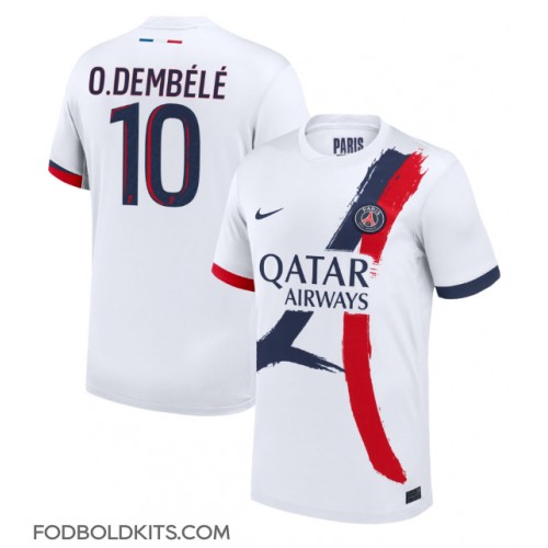 Paris Saint-Germain Ousmane Dembele #10 Udebanetrøje 2024-25 Kortærmet